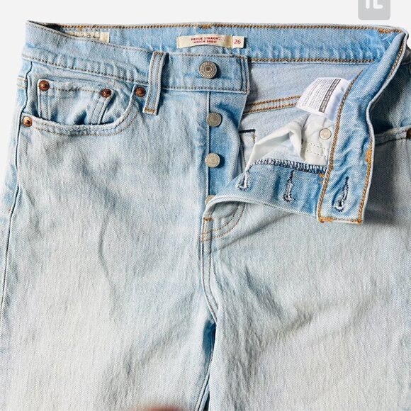 LEVI wedgie straight Jeans Size 26 - Picture 4 of 10